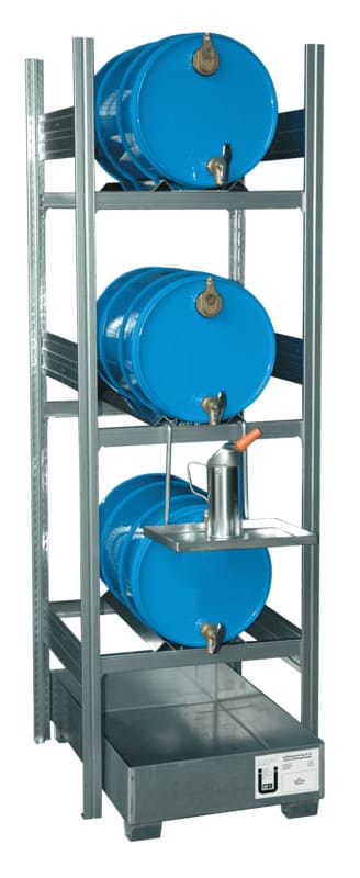 Fassregal_Bodenwanne_60l_Fass_Fässer_180l_Gebr