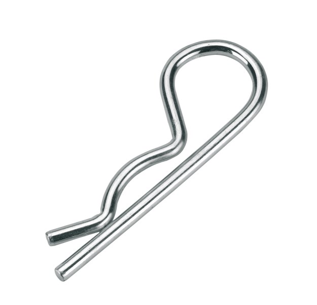 Silberner einfacher Federsplint