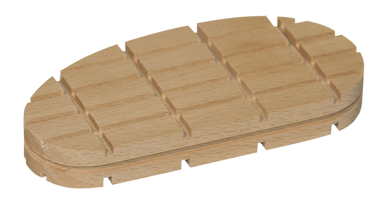 Klauenbehandlung Holzklotz, Flach - 11,2 cm lang