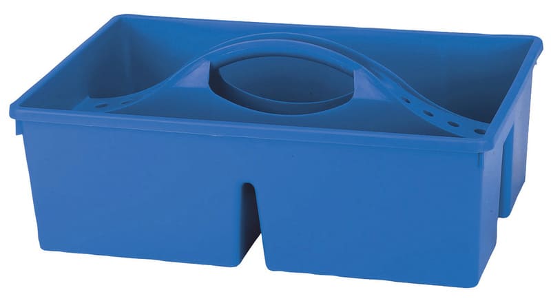 Blaue Allzweckkiste mit Griff