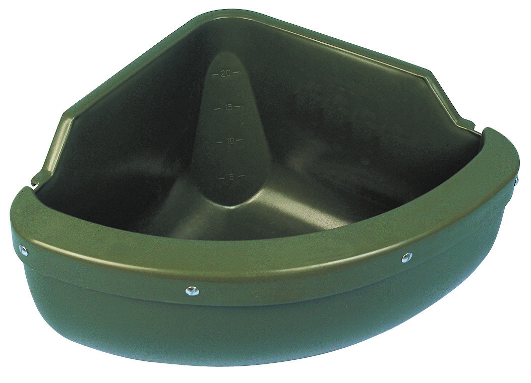 Eck Futtertrog Rinder- & Pferde, Kunststoff - 31 L