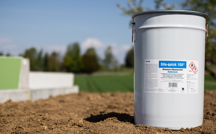 Silobodenlack schwarz - 30 L