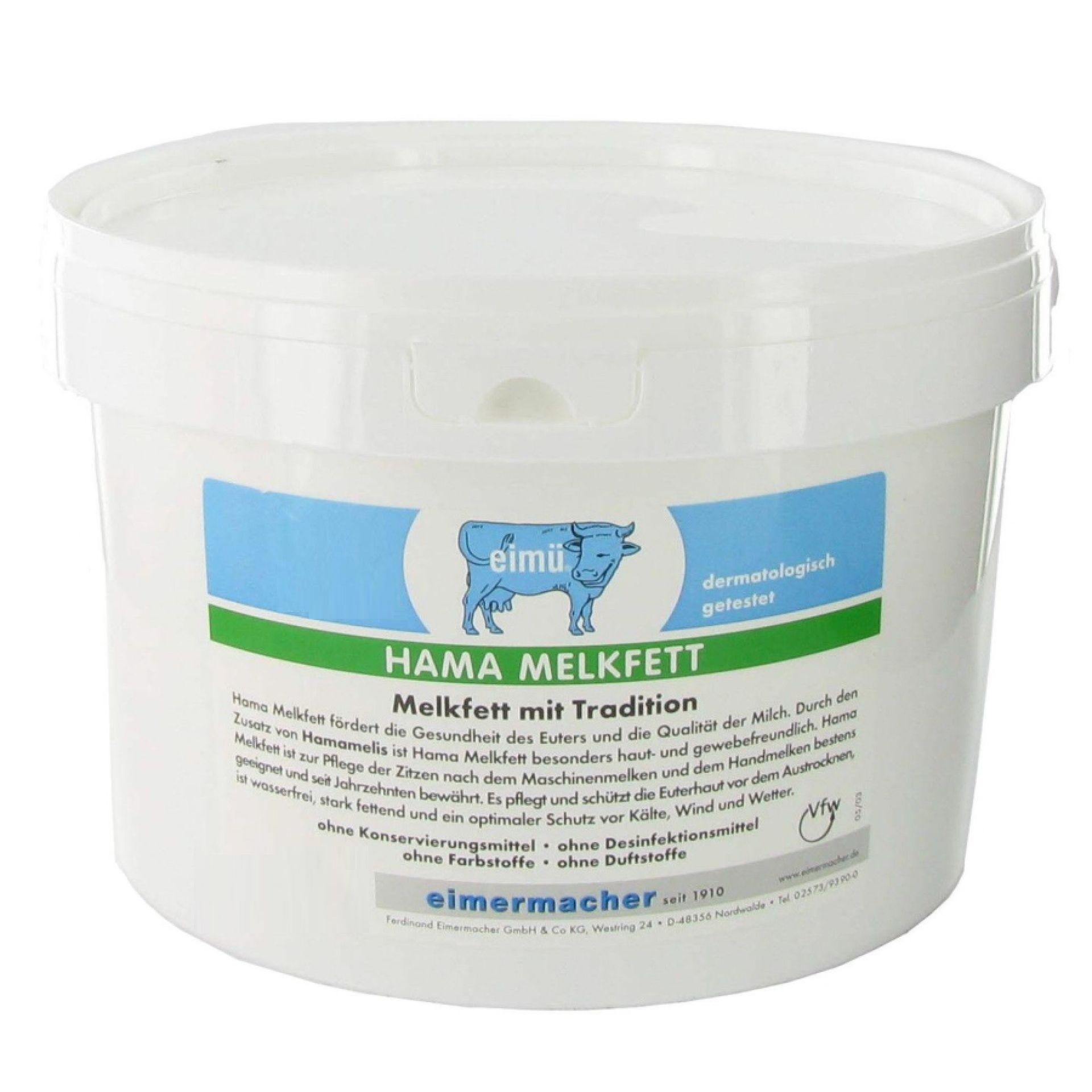 eimü Euter- und Hautsalbe Hama-Melkfett - 2 L