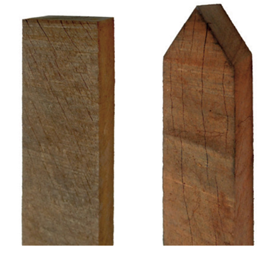 Weidezaun Festzaunpfahl Holz - 150 cm