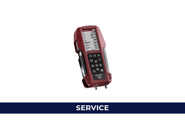 Service Hinweis zum roten MRZ Gasmessgeraet