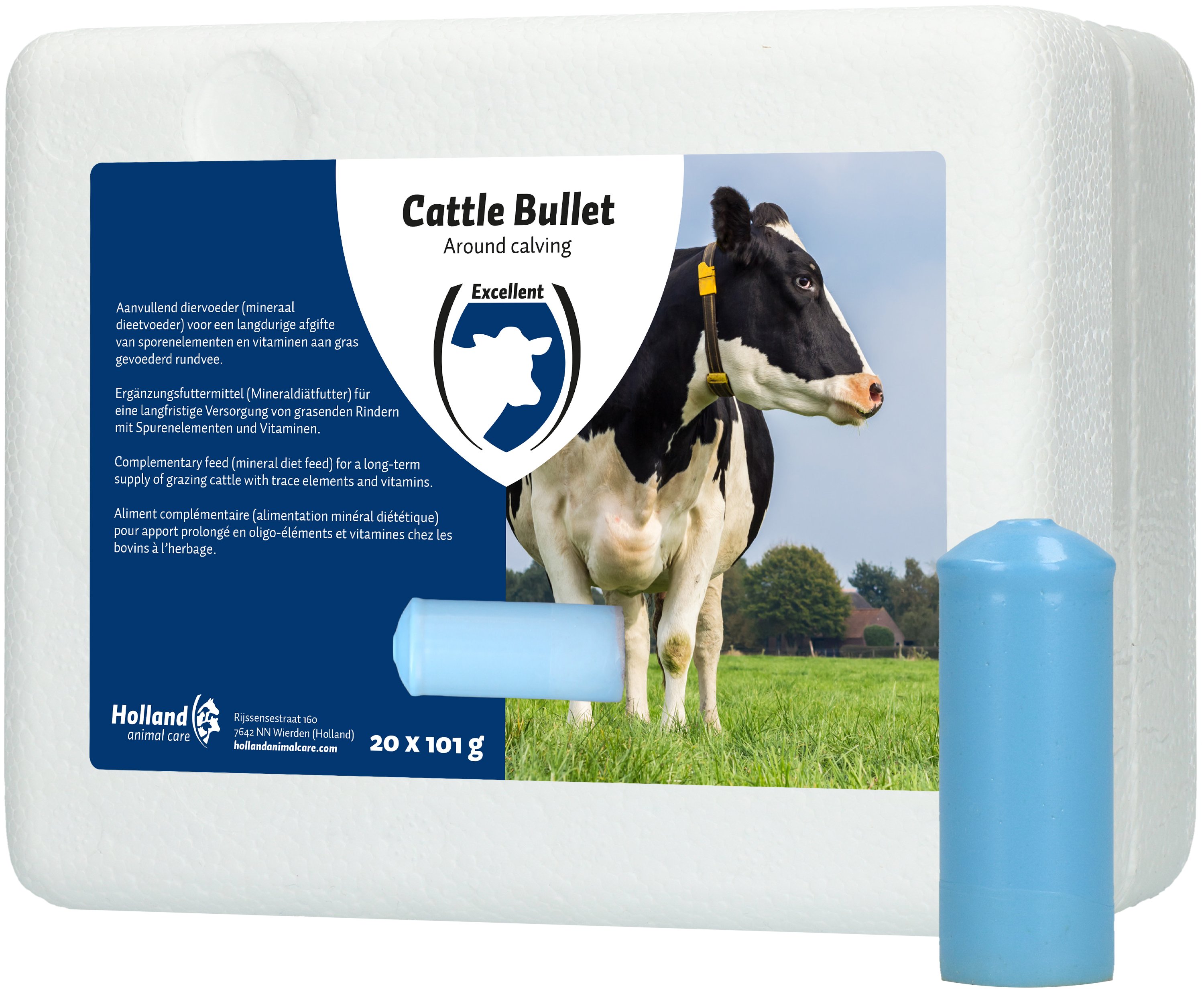 HAC Ergänzungsfuttermittel Cattle Bullet - 20x 101 g