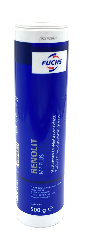 Fuchs Mehrzweckfett RENOLIT MP PLUS  in einer blauen 500 gramm Tube mit weißem Deckel00 g