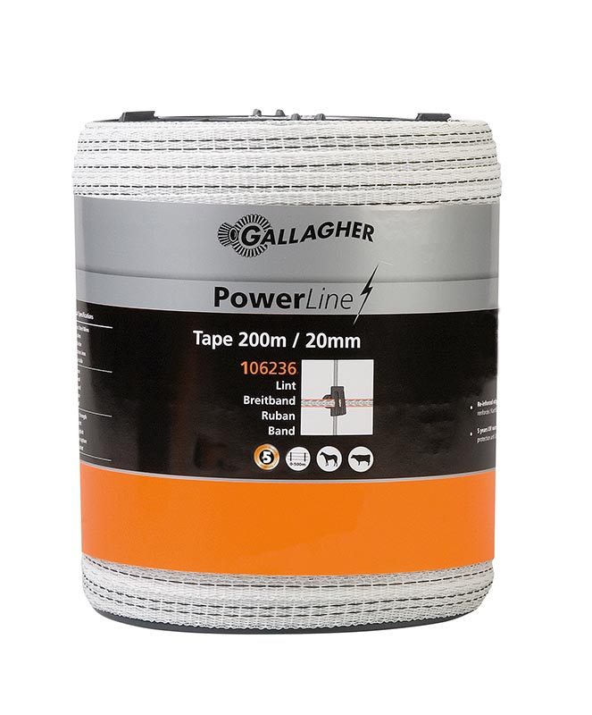 Gallagher_Powerline_Breitband_20mm_200m_weiß_Gebr. Honnens GmbH106236