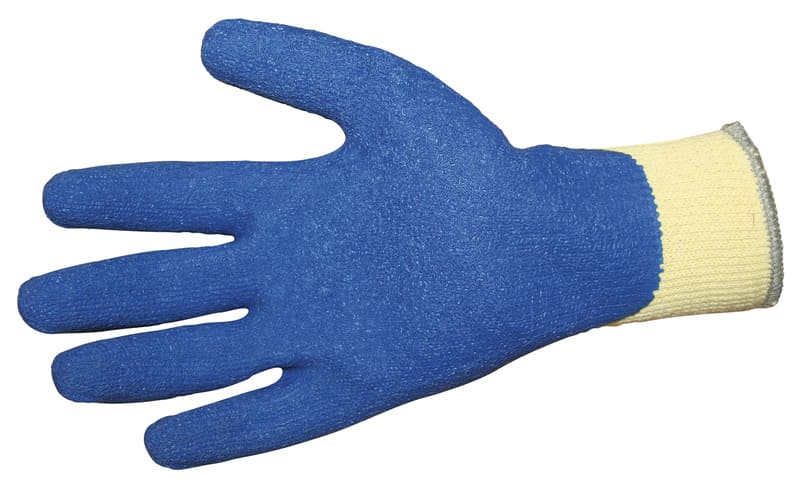 PowerGrab Strickhandschuhe in Latex Seitenansicht 