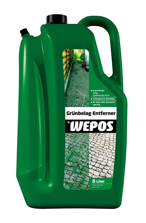 Grüner 5 Liter Kanister Grünbelag Entferner von WEPOS