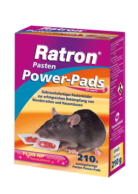Ratron Power-Pads Rattenköder - 14 x 15 g Packung