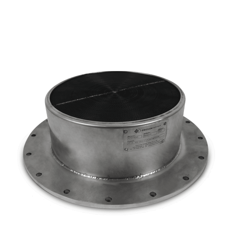 Silberne Katalysatorscheibe GH 304-120-2-2.1-FL440-MDE3066