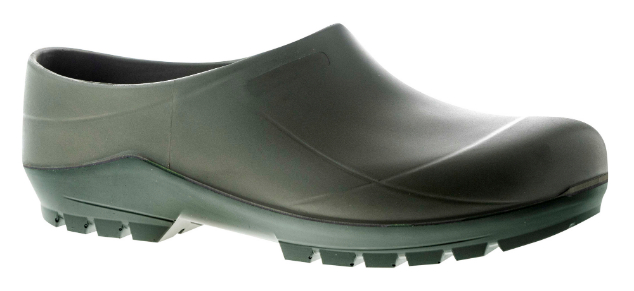 Oliv-grüner Clog mit wasserdichtem Fußbett