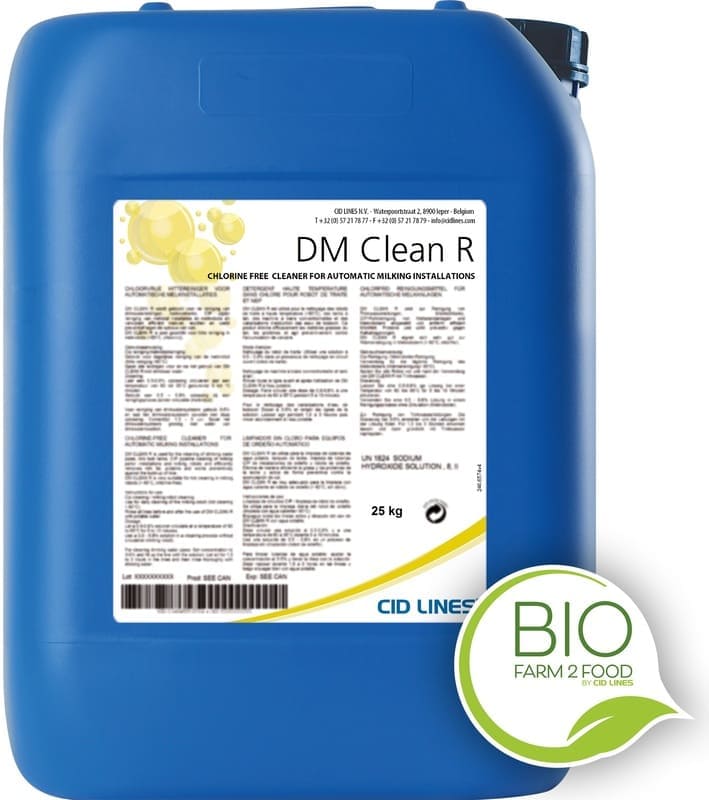 Der blaue Kanister DM Clean R von Cid Lines
