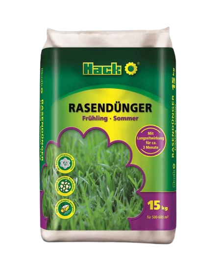 Hack Rasendünger Frühling-Sommer - 15 kg