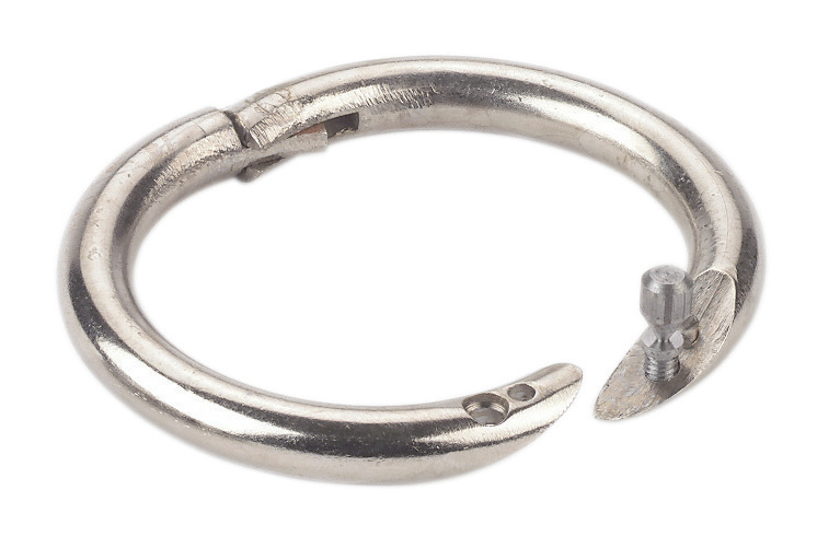 Bullennasenring, vernickelt -  Durchmesser 54mm