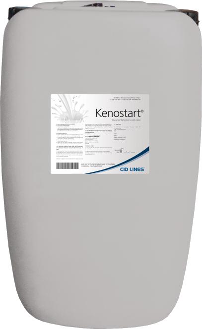beiger 60 L Kanister mit Kenostart Aufkleber
