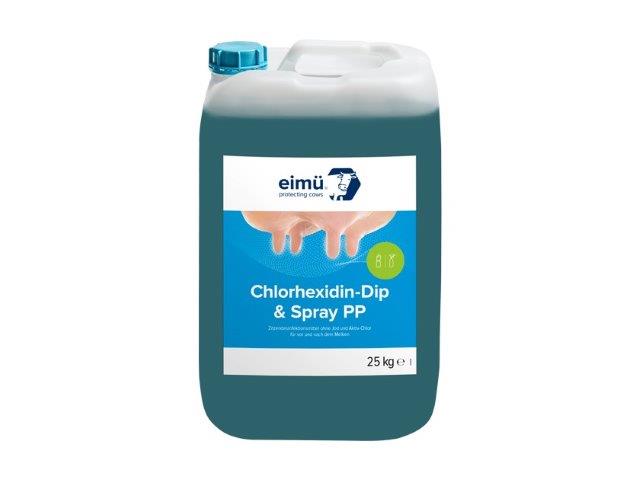 Eimü Chlorhexidin Dip Spray im 25 kg  Kanister