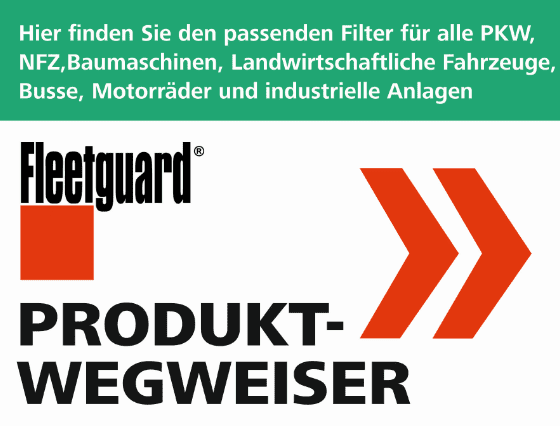 Fleetguard Produktwegweiser Bild