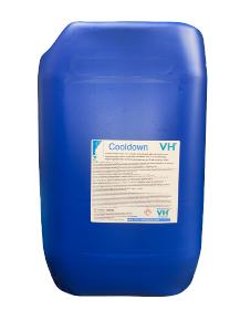 blauer Kanister mit Cooldown und 22,7 L Inhalt