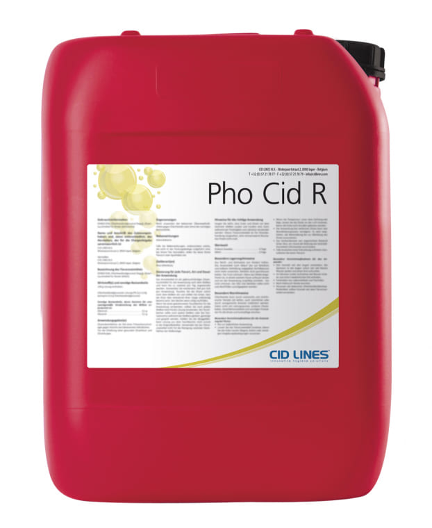 Der rote 22 kg Kanister Pho Cid R von Cid Lines