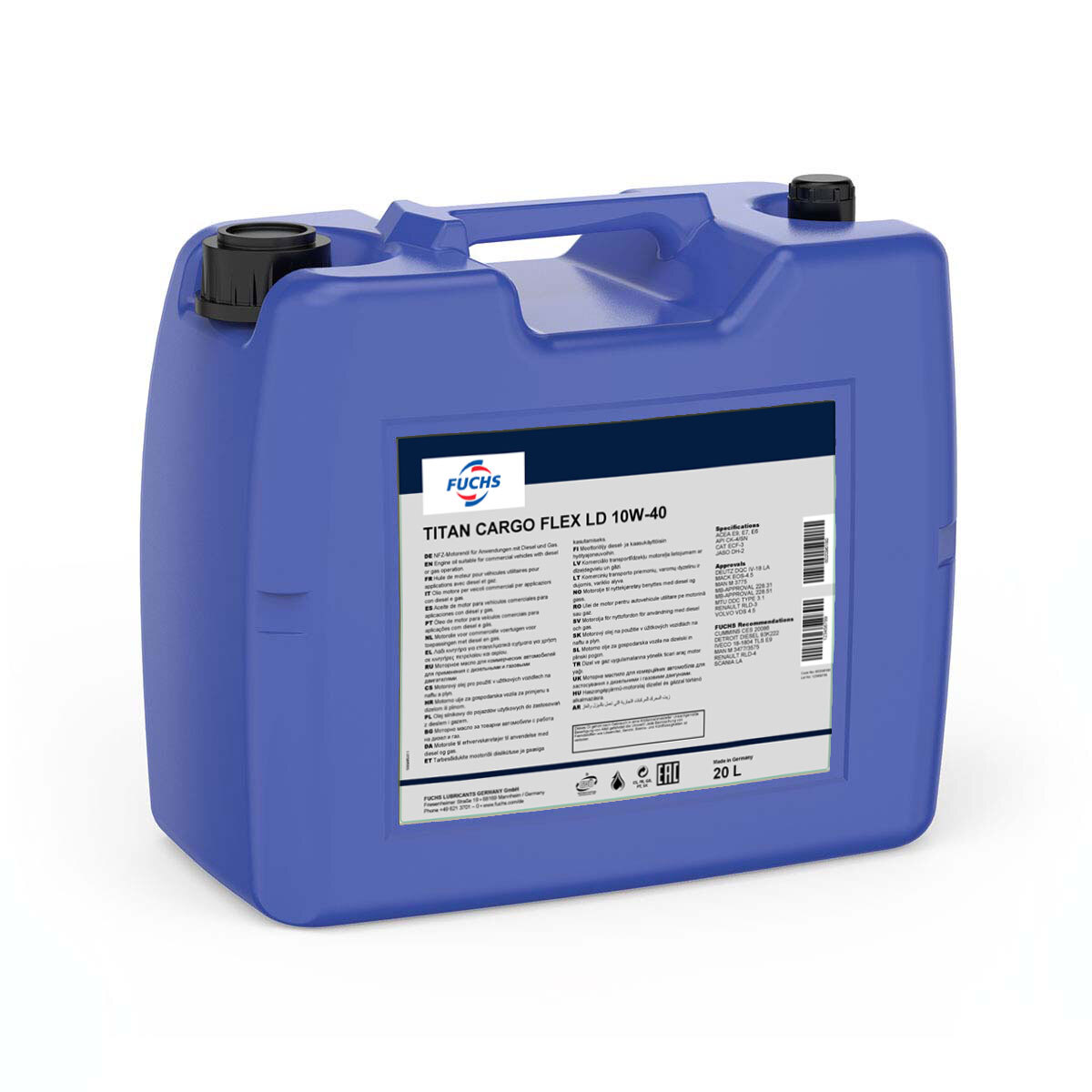 FUCHS Motorenöl TITAN CARGO FLEX LD 10W-40