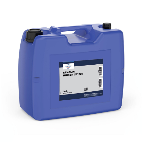 Blauer 20 Liter Kanister FUCHS Getriebeöl RENOLIN UNISYN XT 220