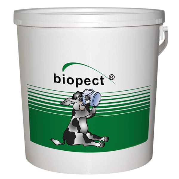 Weiße-Grüner 5 Kilo Eimer mit biopect