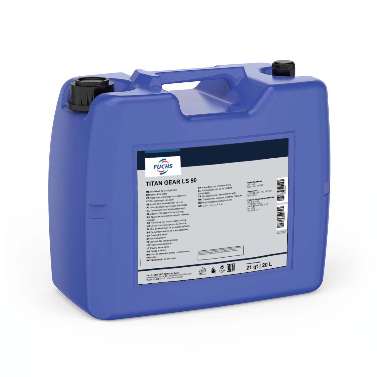 FUCHS Getriebeöl TITAN GEAR LS 90 - 20 L