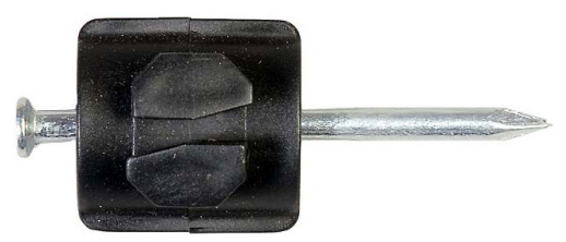 50x schwarze Nagelisolator, groß - 10cm Nagel