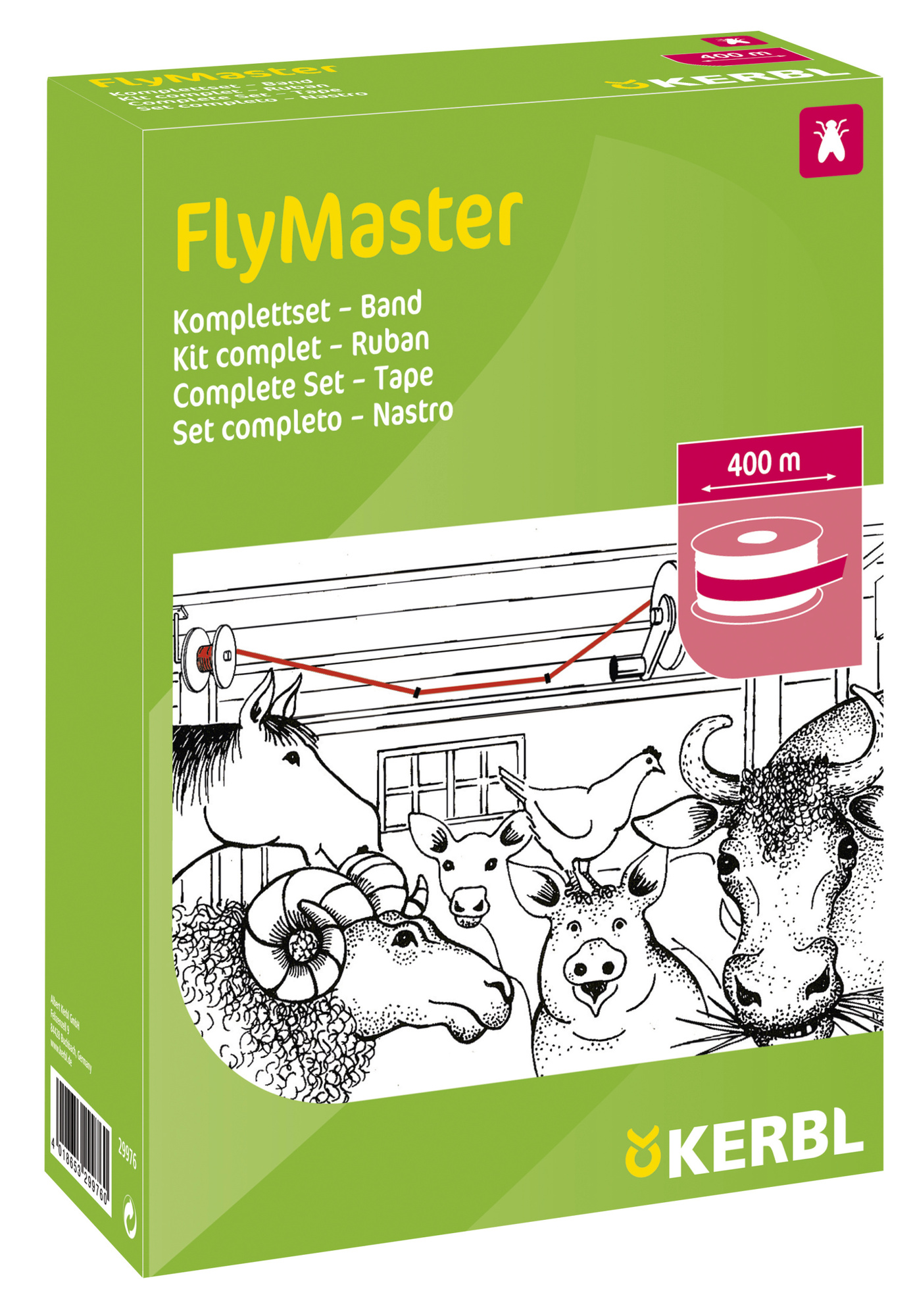 Stallfliegenfänger Komplettset FlyMaster, Klebeband