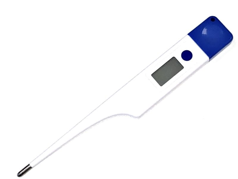 Weißes Fieberthermometer