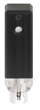 schwarzer Kohlenmonoxid-Sensor durchsichtiger Blende