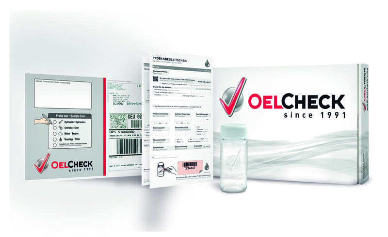 Oelcheck Ölanalyse Hydraulik- & Getriebeöl