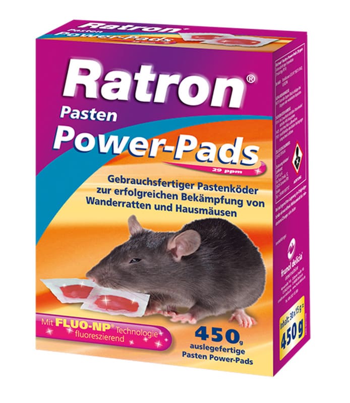 Ratron Power-Pads Rattenköder - 30 x 15 g Packung