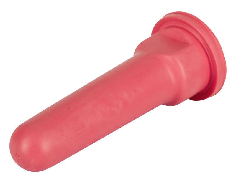Der rote Kerbl Kälbersauger Super mit Kreuzlochung und spezieller Form geeignet für FixClip Ventile